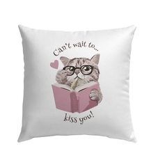 Cant Wait To Kiss You Outdoor Pillow