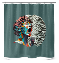 Punk Passion Shower Curtain