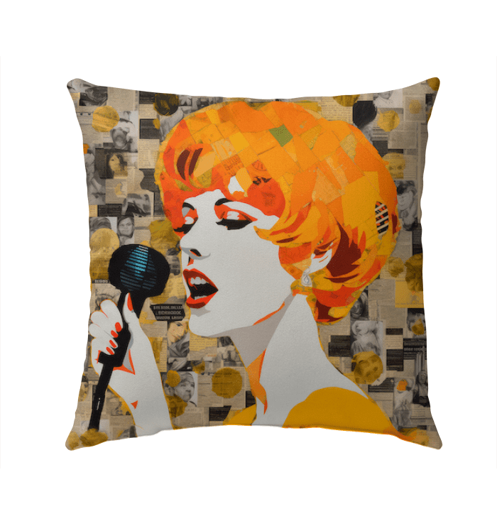 Vibrant Vinyl Outdoor Pillow - Beyond T-shirts