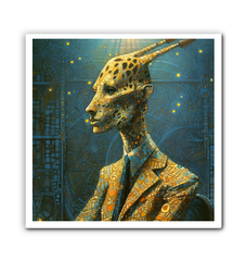 Artistic Rabbit Nobleman Canvas.
