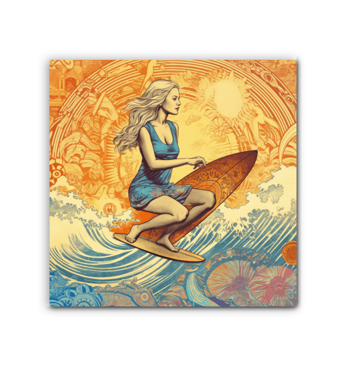 Surf Seeker Wrapped Canvas - Beyond T-shirts