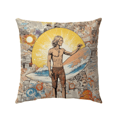 Dreaming of Surf Patio Pillow - Beyond T-shirts