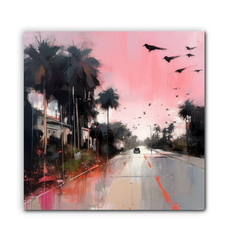 Mountain Bliss Landscape Wrapped Canvas