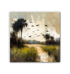 Ocean Horizon Landscape Wrapped Canvas