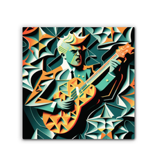 Melodious Muse Wrapped Canvas