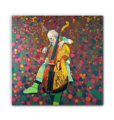 Galactic art print on wrapped canvas, Cosmos Celebration.