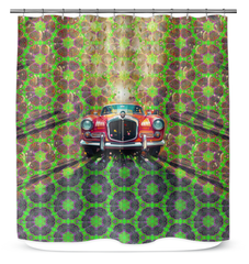 Highway Horizon Shower Curtain