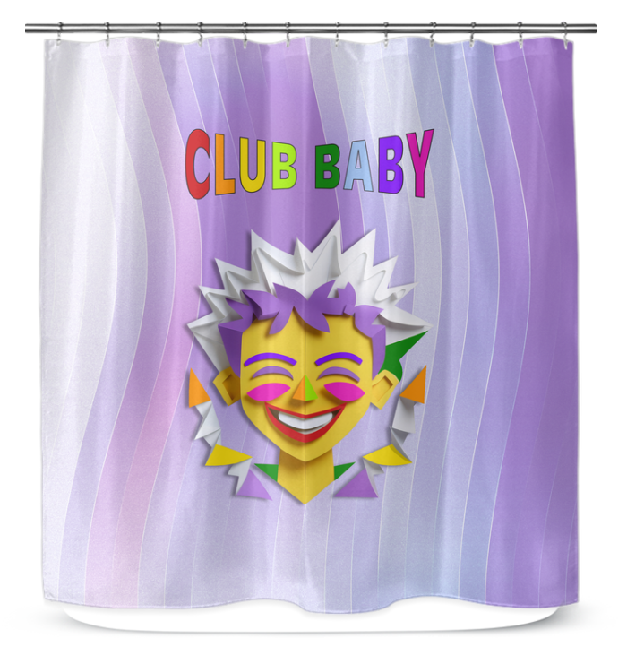 Mystic Fairy Ring Shower Curtain featuring a magical forest design.