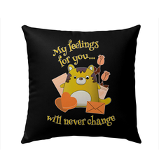 Feelings For You Outdoor Pillow