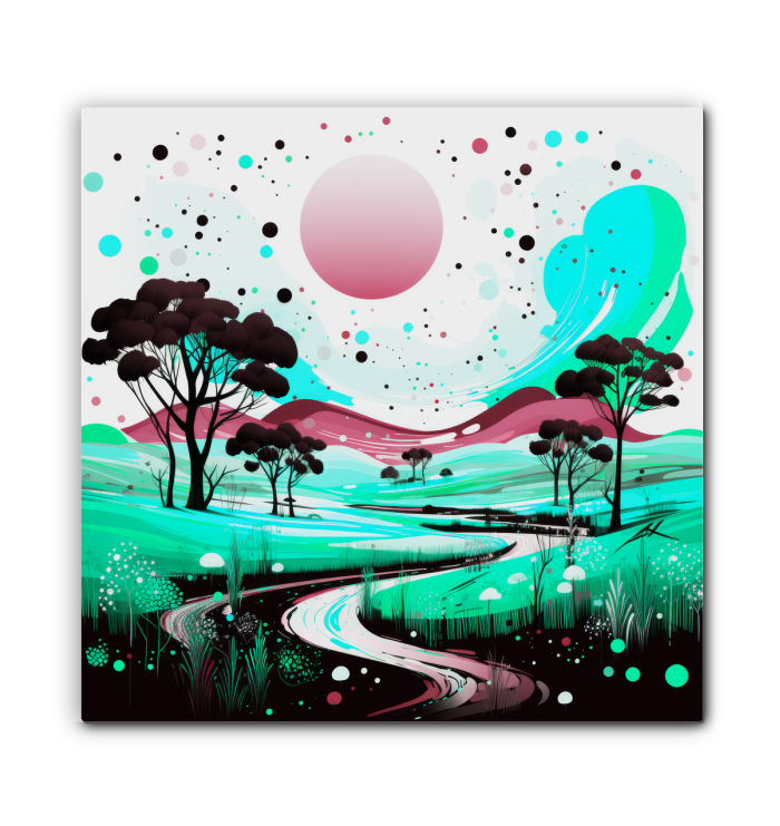 Breathtaking Biome Jungle Landscape Canvas