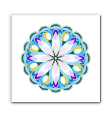 Mandala Enchantment Glass Print - Beyond T-shirts