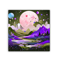 Captivating Canyons Desert Landscape Canvas