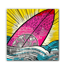 Surfing 5 32 Canvas art in a modern living space