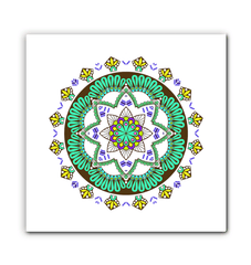 Mandala Harmony Ceramic Plaque - Beyond T-shirts