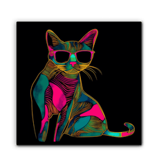 Mysterious Gaze Canvas Print - Beyond T-shirts