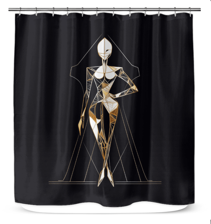 Runway Romance Shower Curtain - Beyond T-shirts