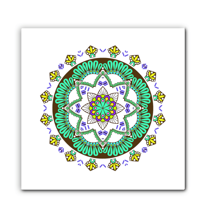 Mandala Harmony Ceramic Plaque - Beyond T-shirts