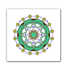 Mandala Harmony Ceramic Plaque - Beyond T-shirts