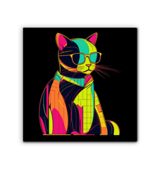 Elegant Feline Canvas Art - Beyond T-shirts