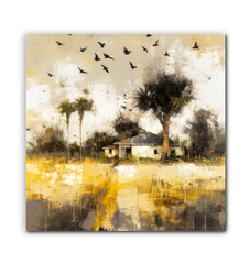 Autumn Dreams Landscape Wrapped Canvas