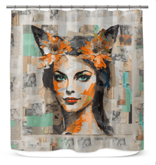 Musical Mirage Shower Curtain - Beyond T-shirts