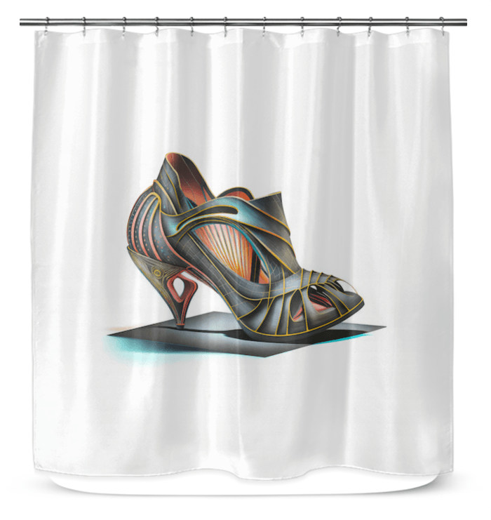 SleekSole Futuristic Shoe Curtain - Beyond T-shirts