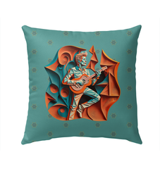 Reggae Relaxation Outdoor Pillow