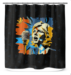 Bassline Barrier Shower Curtain