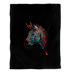 Vibrant Zebra Vistas Duvet Cover