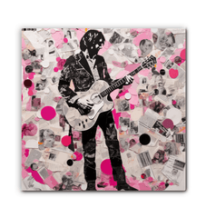 Harmony's Embrace Wrapped Canvas Melodic Fusion - Beyond T-shirts