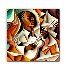 Guitar Glory Wrapped Canvas