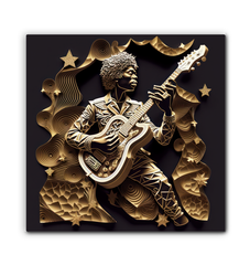 Sonic Symphony Wrapped Canvas