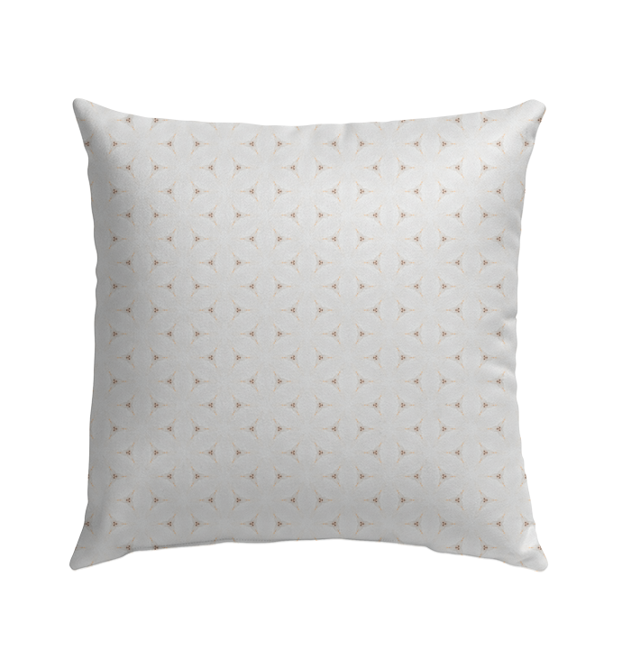 Elegant outdoor pillow with Zen Circles pattern for patio decor.