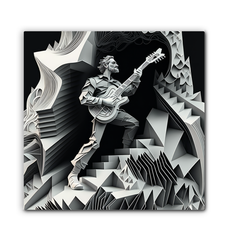 Musicians create magic moments Wrapped Canvas
