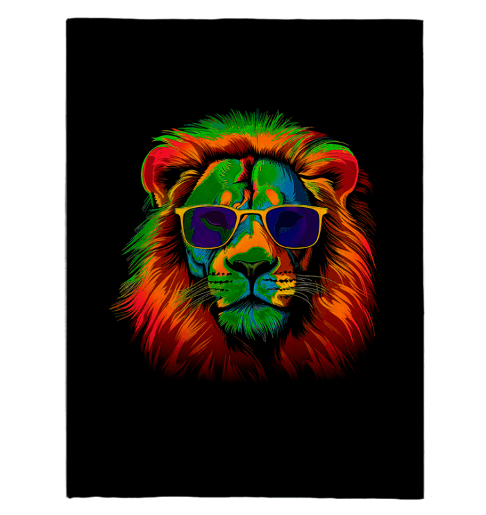 Lion and Cub Connection Sherpa Blanket - Beyond T-shirts