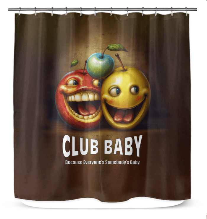 CB3-125 shower curtain detail showing waterproof and durable fabric quality