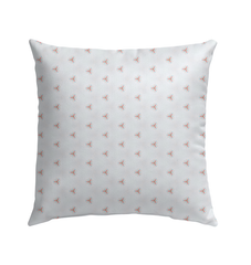 Cozy and stylish Arctic Fox Wonderland outdoor pillow.