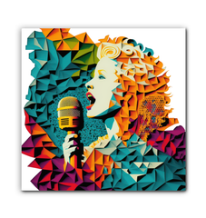 Harmonic Horizons Wrapped Canvas