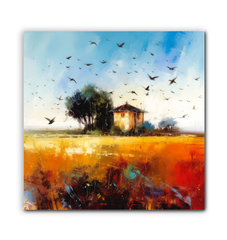 Fields of Gold Harvest Wrapped Canvas
