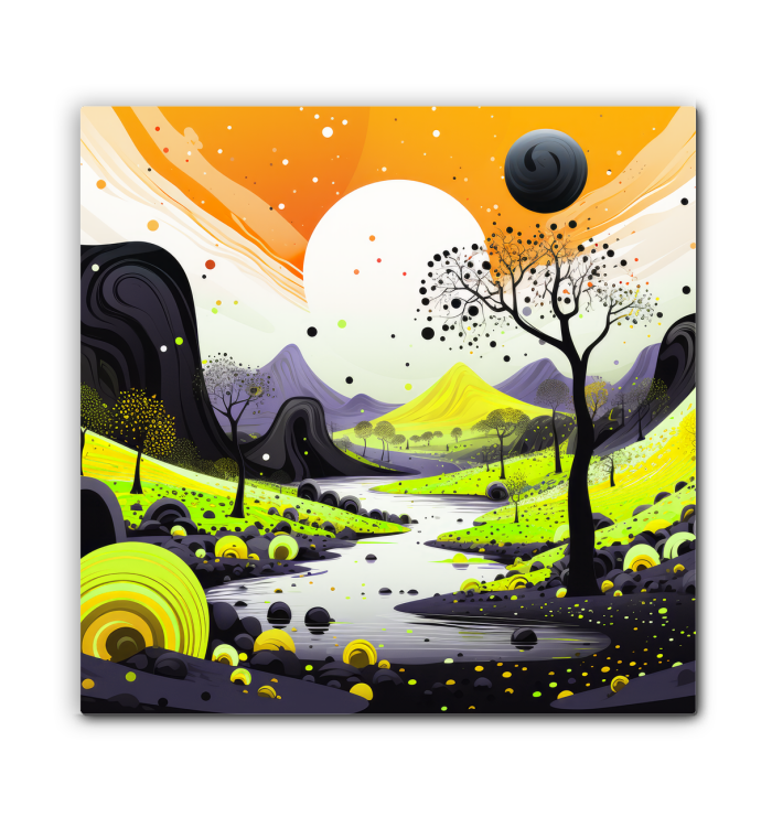 Whispering Willow Wonders Forest Landscape Canvas