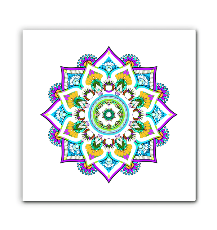 Mandala Blossom Ceramic Mural - Beyond T-shirts