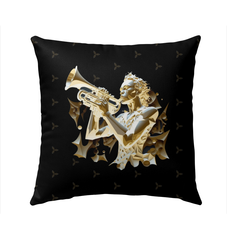 Lyrical Luminescence Outdoor Pillow