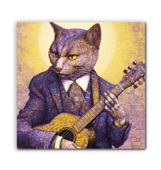 Wrapped canvas of gentleman squirrel.