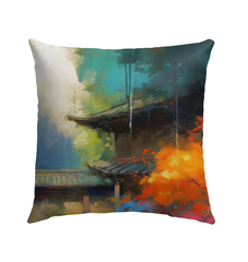 Mountain Majesty Outdoor Pillow