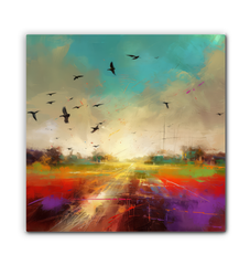 Desert Mirage Wrapped Canvas