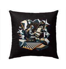 Hip-Hop Haven Outdoor Pillow