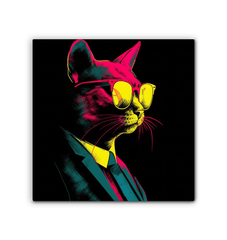 Majestic Kitty Canvas Artwork - Beyond T-shirts