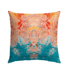 Tropical Waves Outdoor Pillow Embrace The Surfing Vibe - Beyond T-shirts
