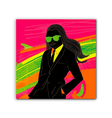 Artistic Elegance Fashion Canvas Print - Beyond T-shirts