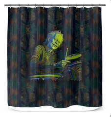 Meadow Dreams Shower Curtain featuring a peaceful meadow scene.